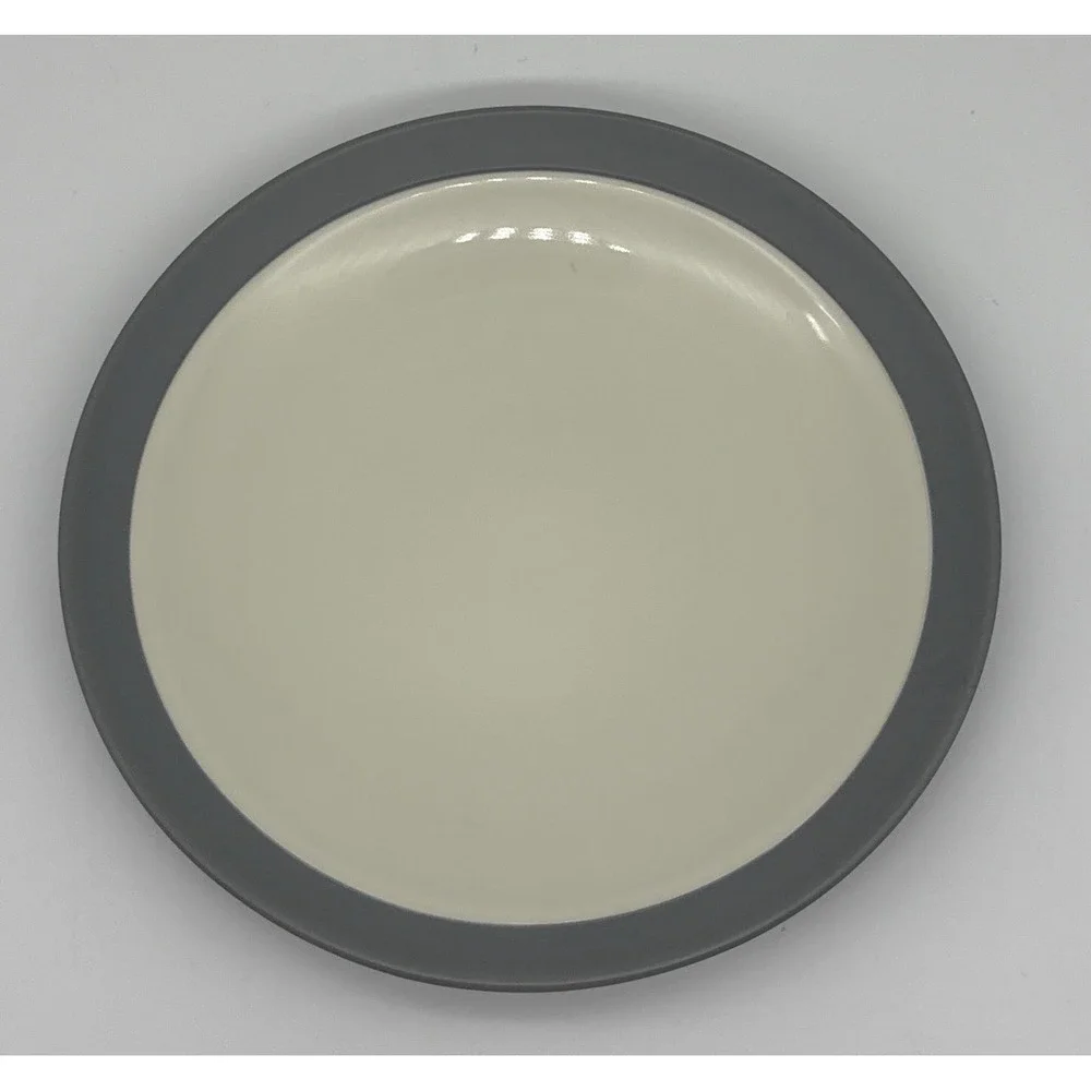Noritake Colorwave Slate Gray Stoneware 8.25 Inch Coupe Salad Plate 5107